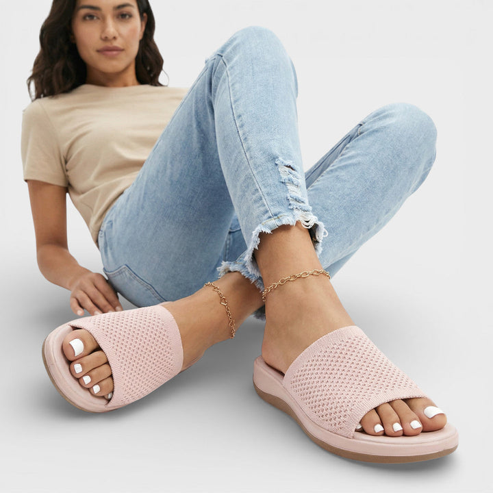 Sandales Plateforme Slide Confortables Femme