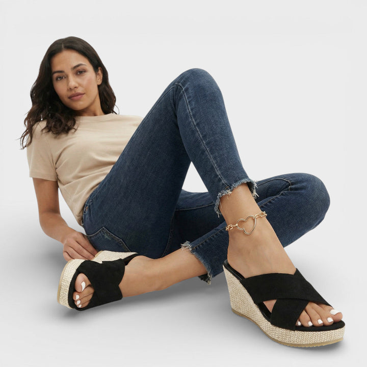 Sandales Compensées Plateforme Brides Femme