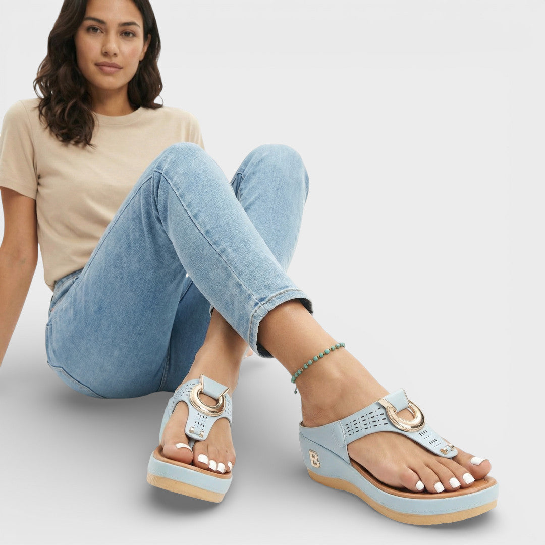 Sandales Compensées Été Plateforme Femme
