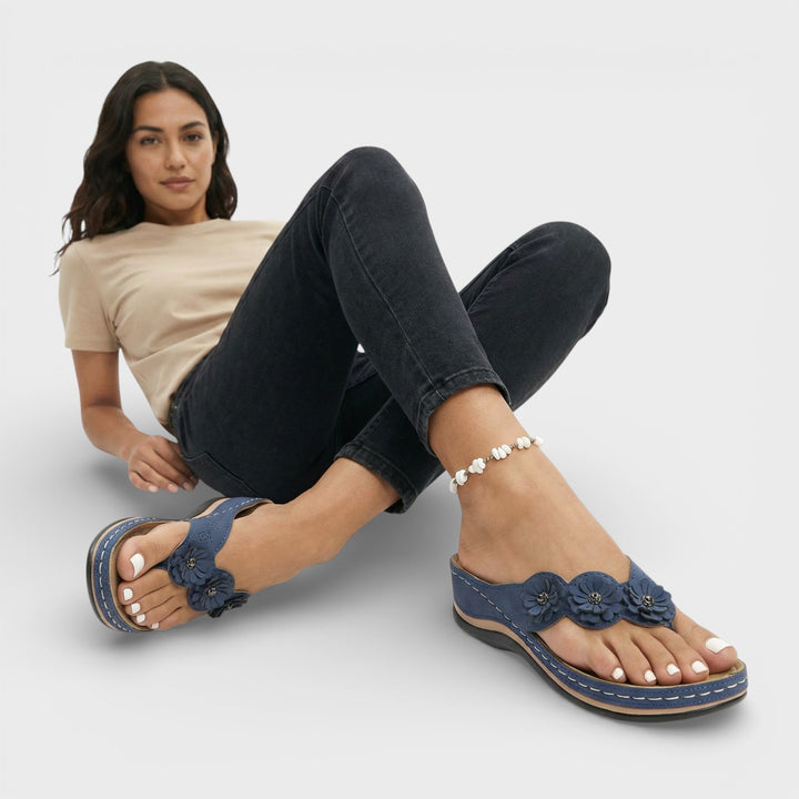 Sandales Confortables Femme Semelle Orthopédique