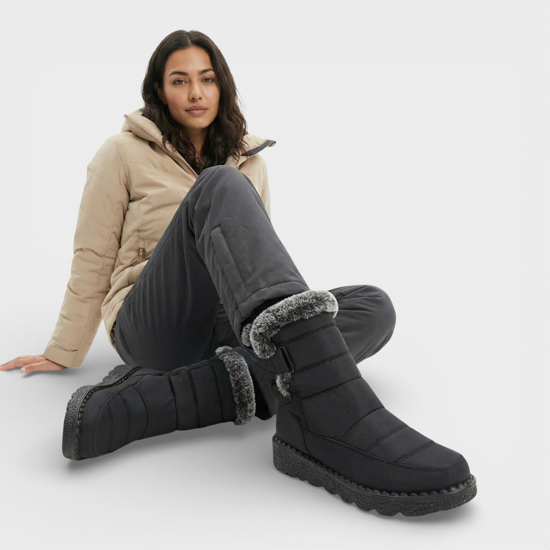 Bottes Neige Imperméables Hiver Femme