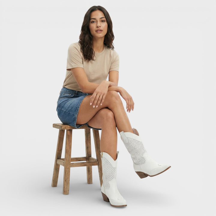 Bottes Cowboy Femme Fermeture Éclair