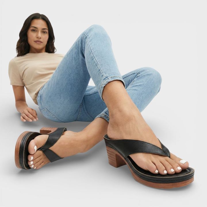 Sandales Orthopédiques Talon Bas Femme