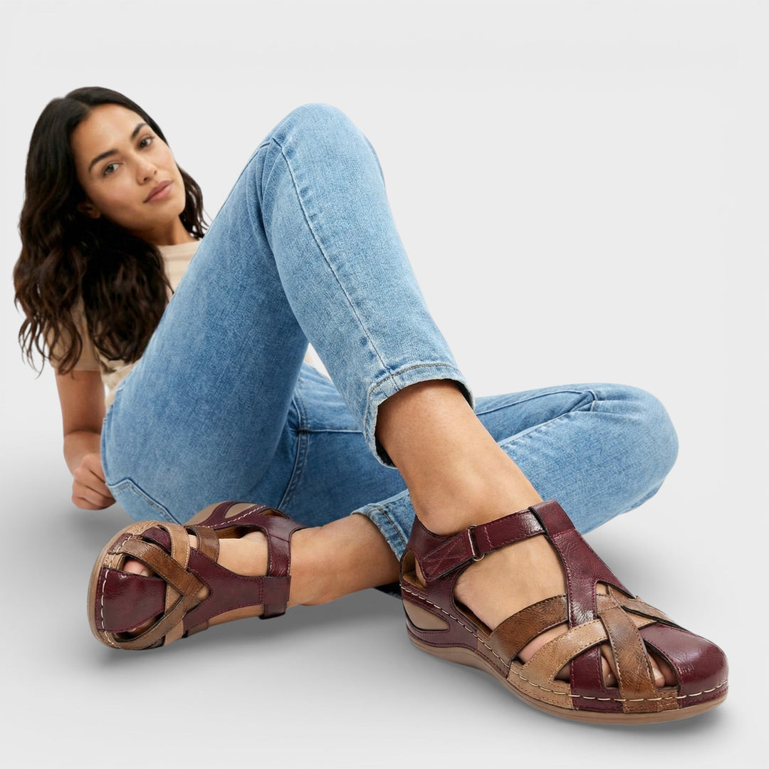 Sandales Orthopédiques Vintage Femme