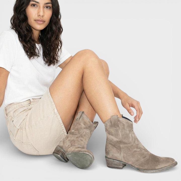 Bottines Cowboy Vintage Femme