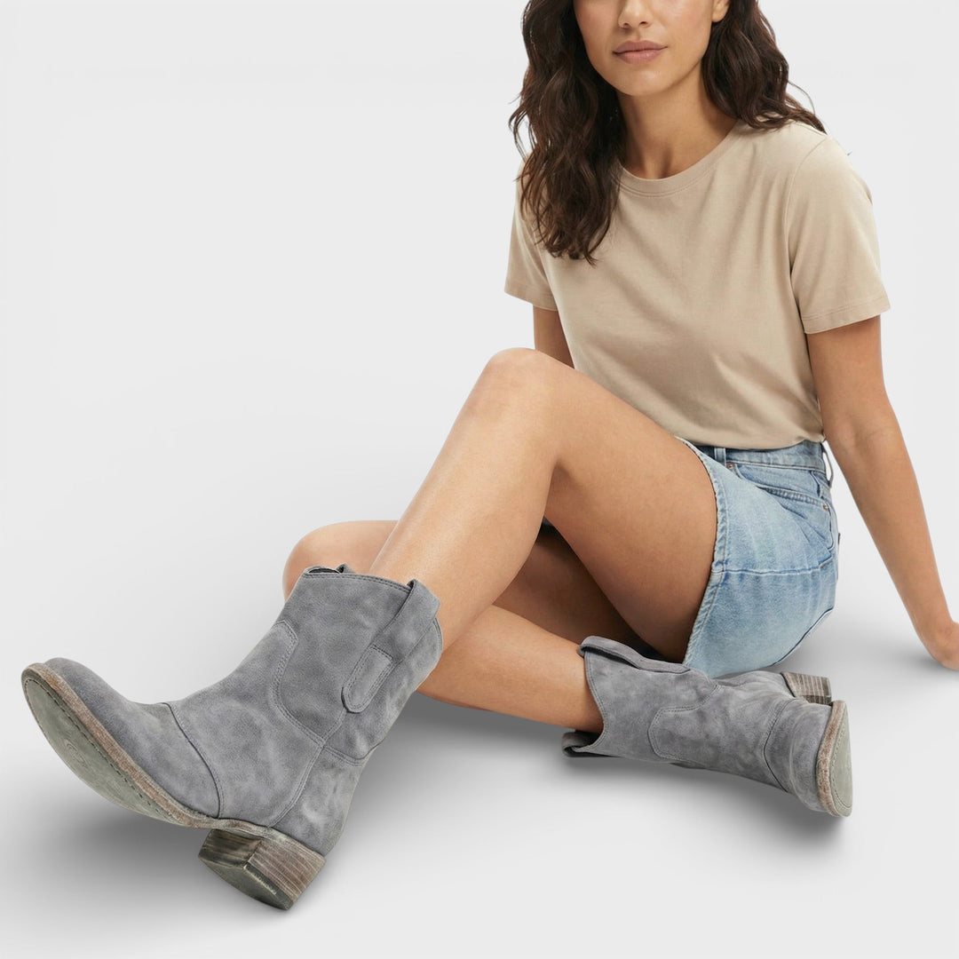 Bottines Cowboy Vintage Femme