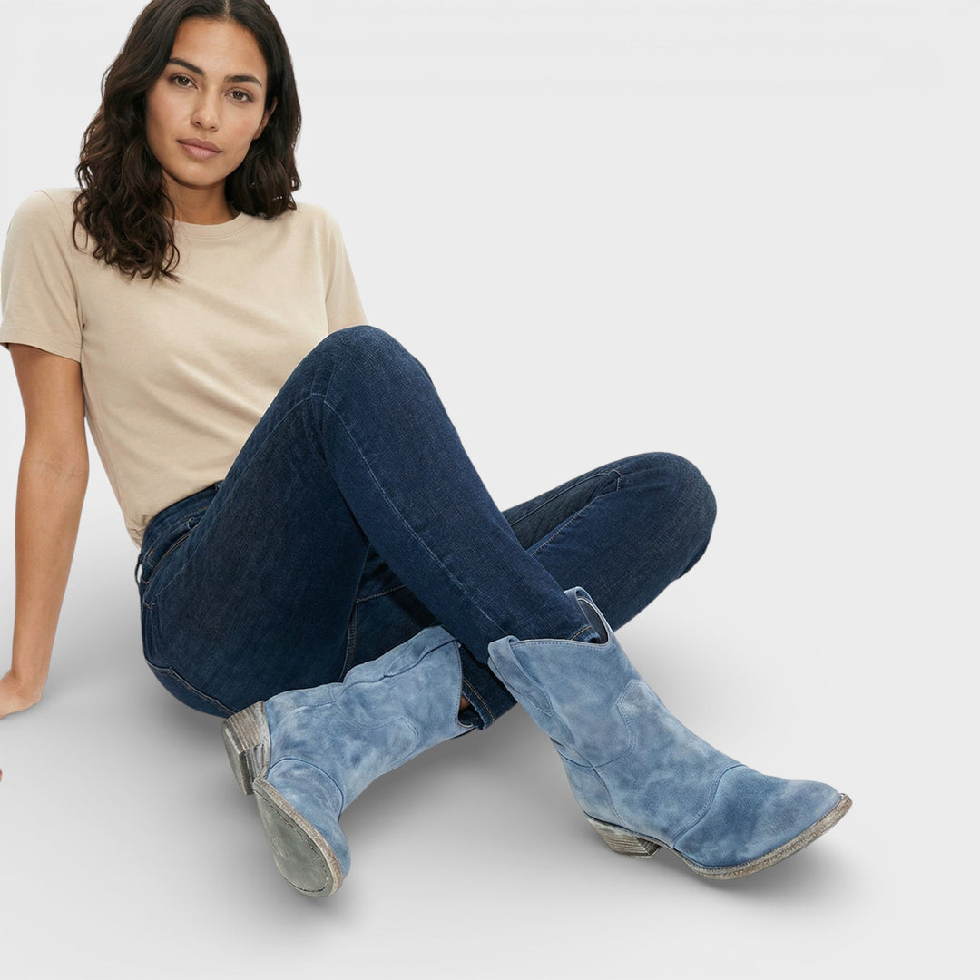 Bottines Cowboy Vintage Femme