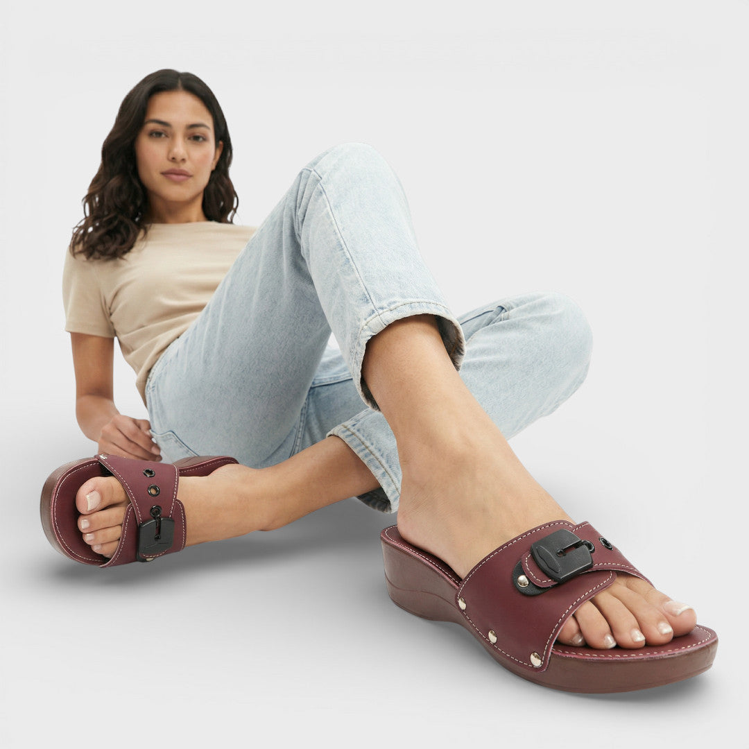 Sandales Compensées Élégantes Femme