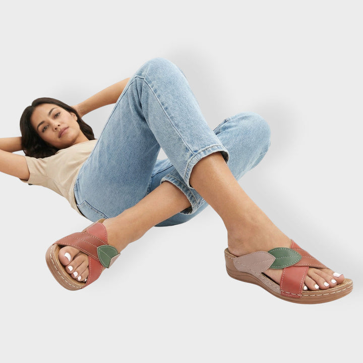 Sandales Compensées Antidérapantes Soirée Femme