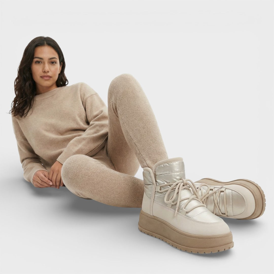 Bottes Neige Plateforme Hiver Femme