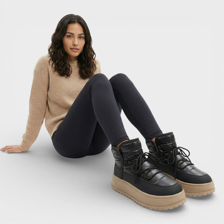 Bottes Neige Plateforme Hiver Femme