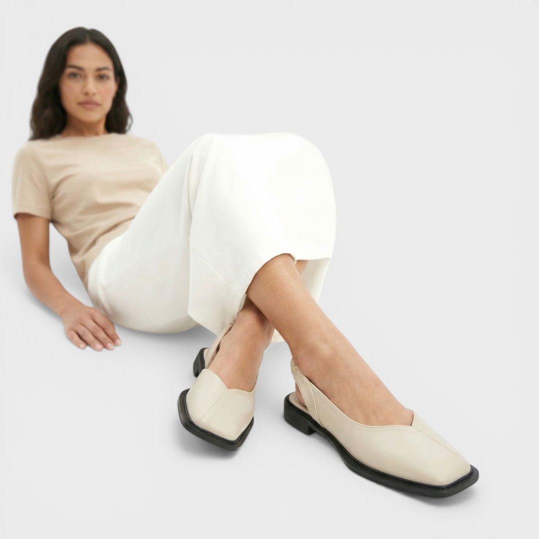 Sandales Plates Femme Bout Carré