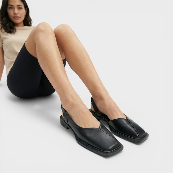 Sandales Plates Femme Bout Carré