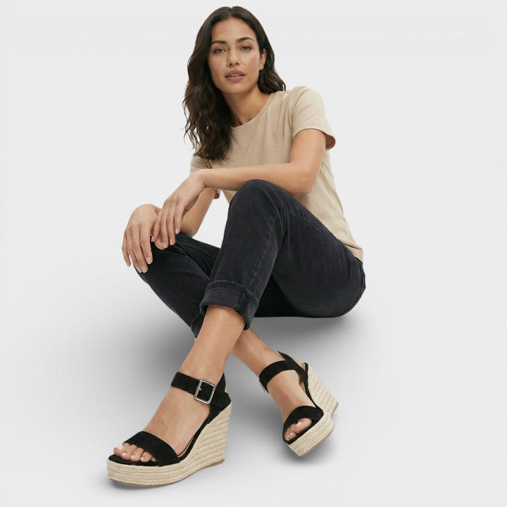 Sandales Compensées Soirée Femme