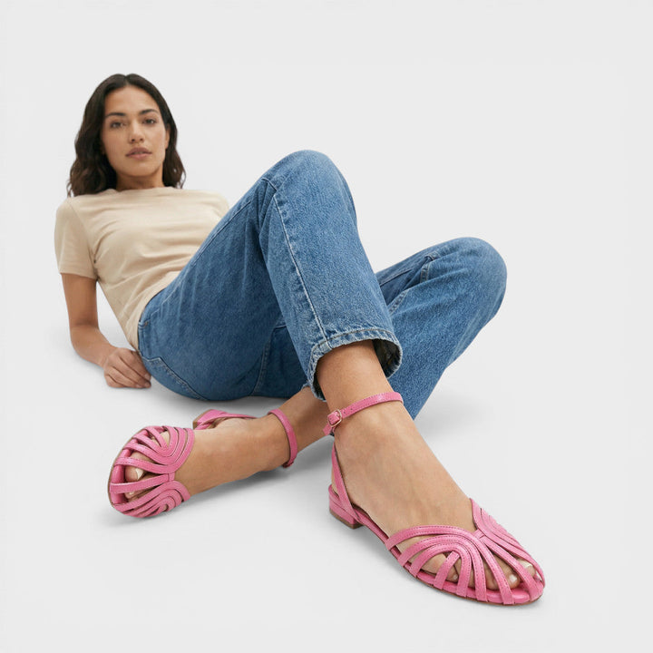 Sandales Plates Femme Bout Ouvert