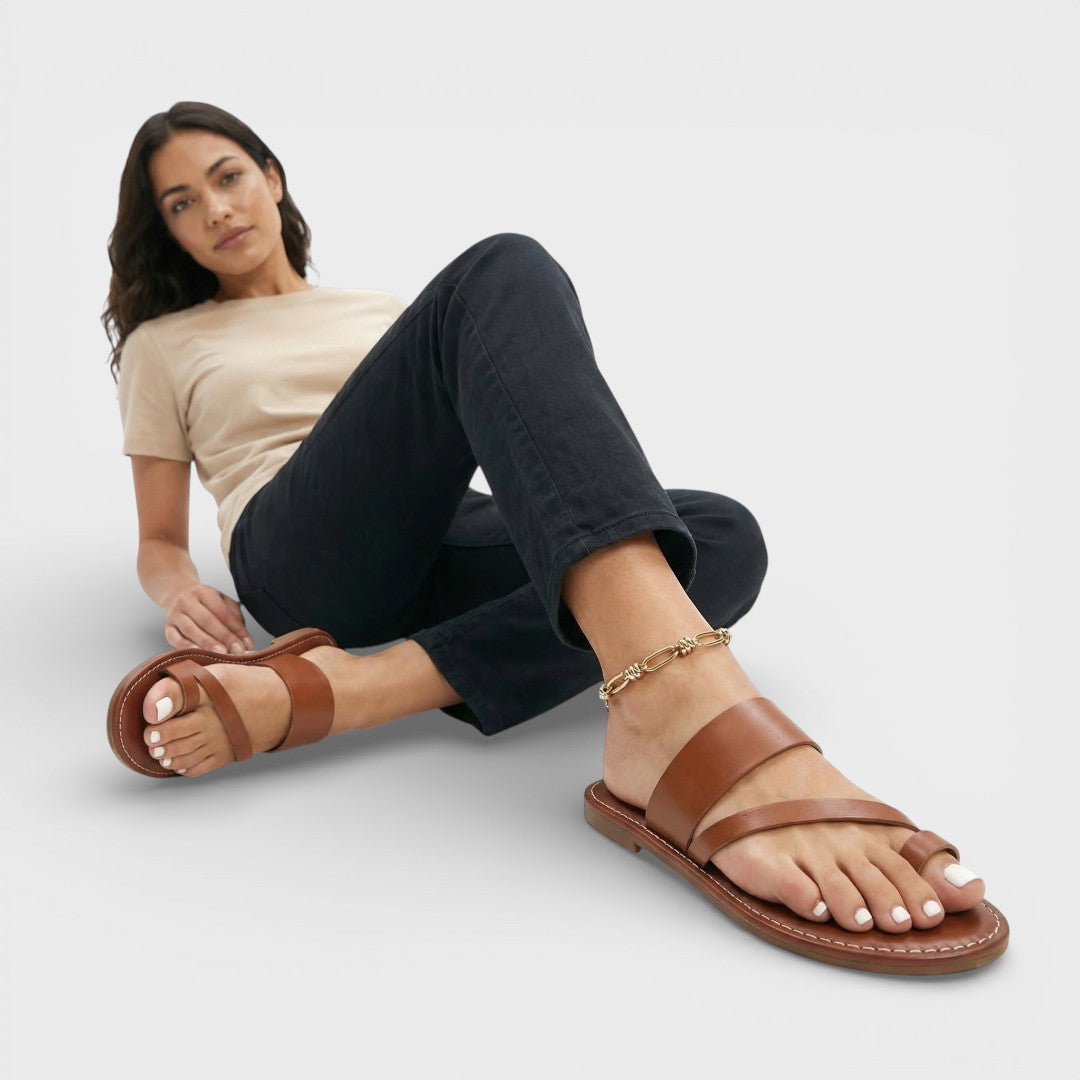 Sandales Plates Minimalistes Femme