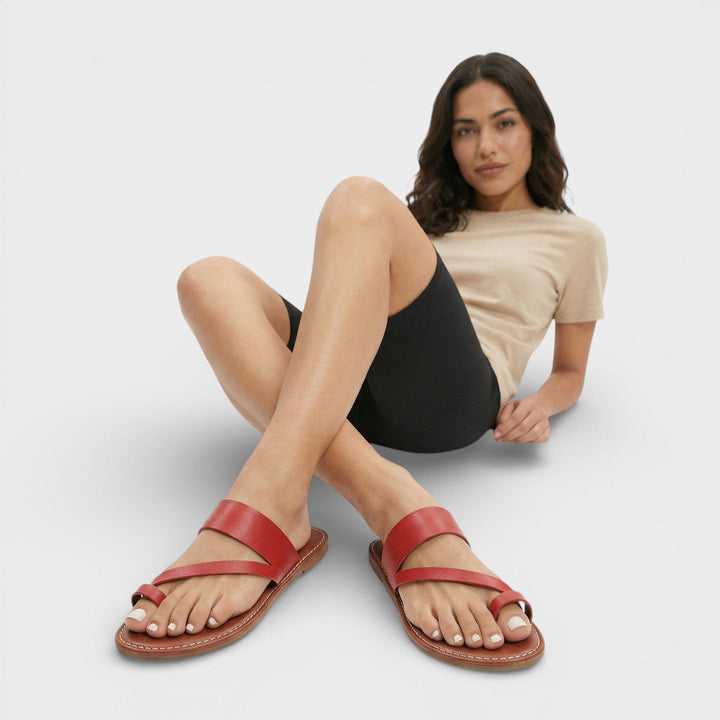 Sandales Plates Minimalistes Femme
