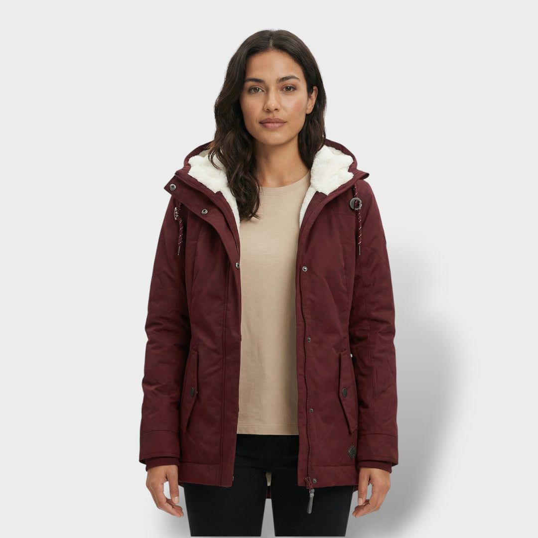 Manteau Long Femme Capuche Fourrure