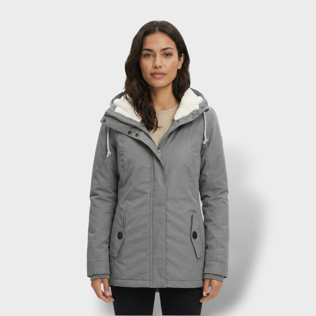 Manteau Long Femme Capuche Fourrure
