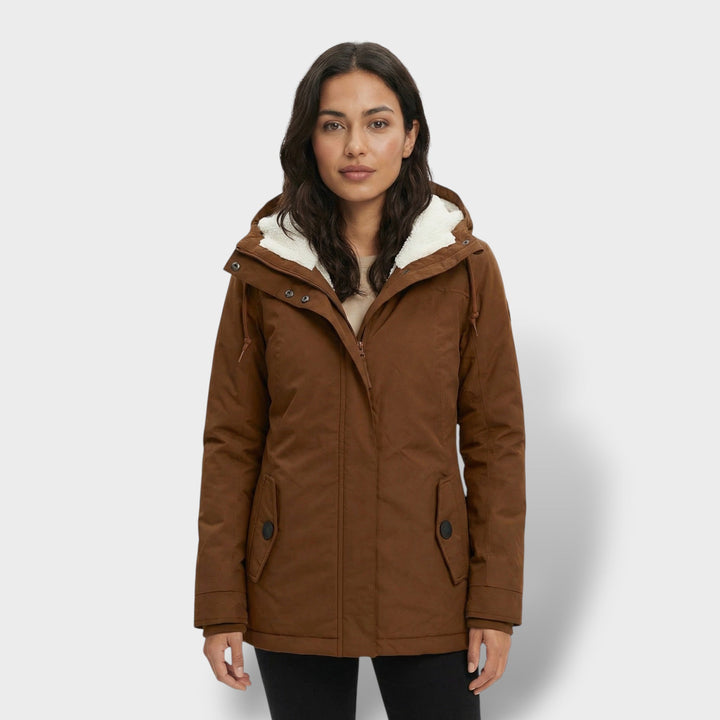 Manteau Long Femme Capuche Fourrure