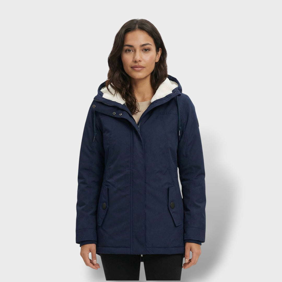 Manteau Long Femme Capuche Fourrure