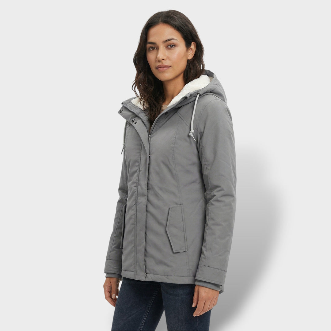 Manteau Long Femme Capuche Fourrure
