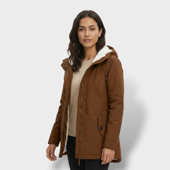 Manteau Long Femme Capuche Fourrure