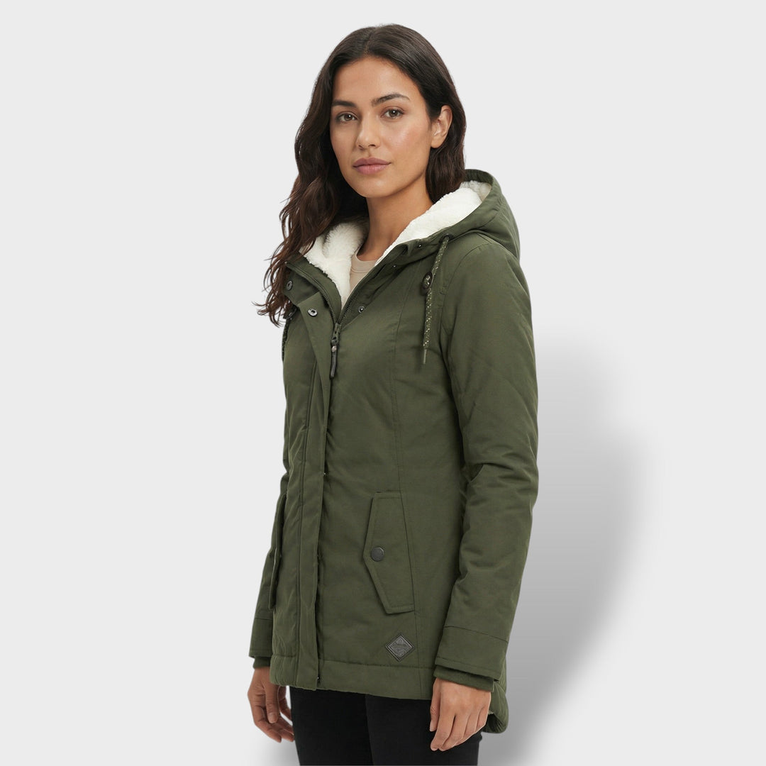 Manteau Long Femme Capuche Fourrure
