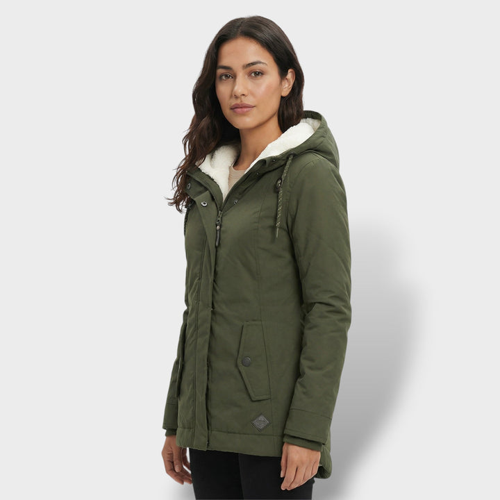 Manteau Long Femme Capuche Fourrure