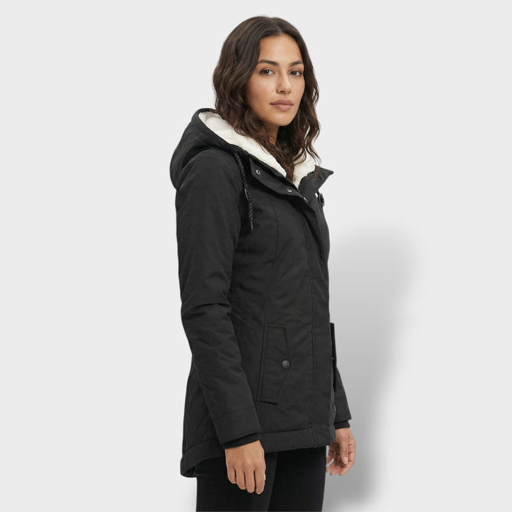 Manteau Long Femme Capuche Fourrure