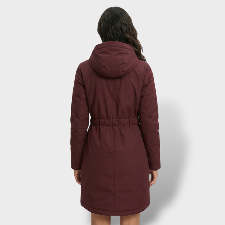 Manteau Long Femme Capuche Fourrure