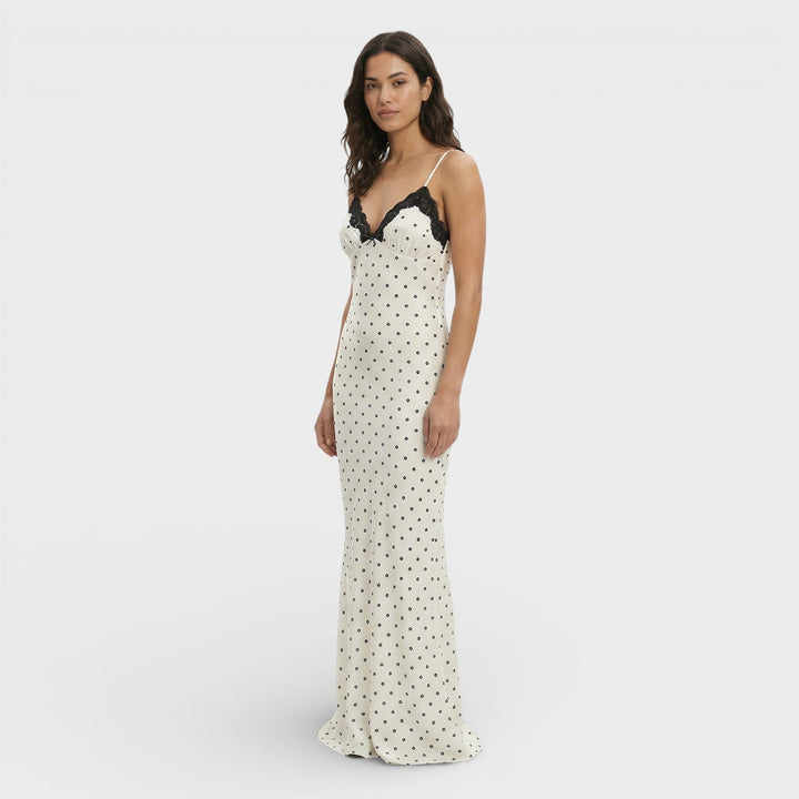 Robe Longue Dentelle Dos Ouvert