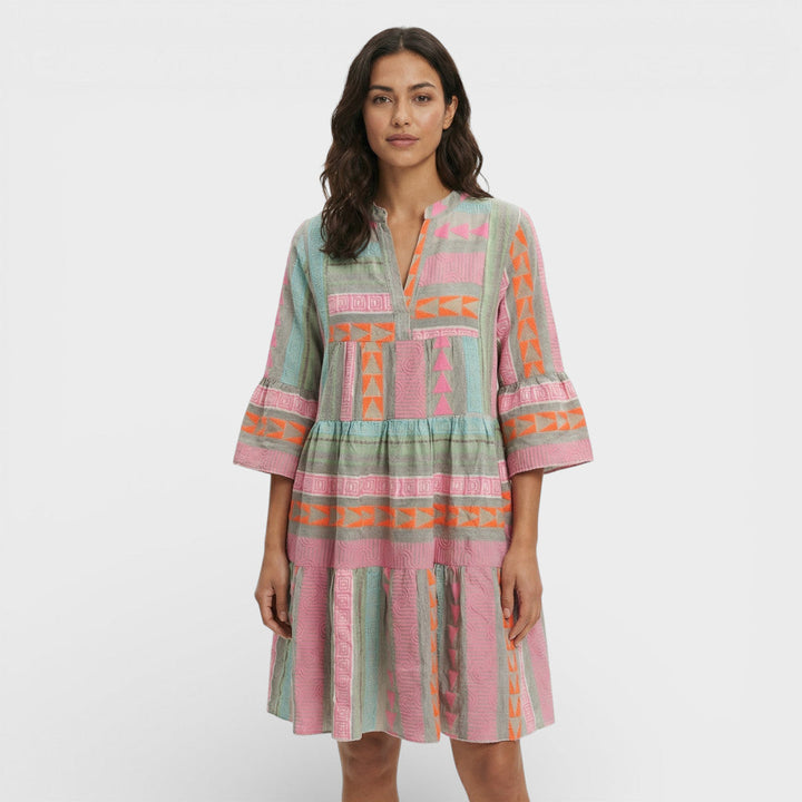 Robe Boho Femme Imprimée Fluide