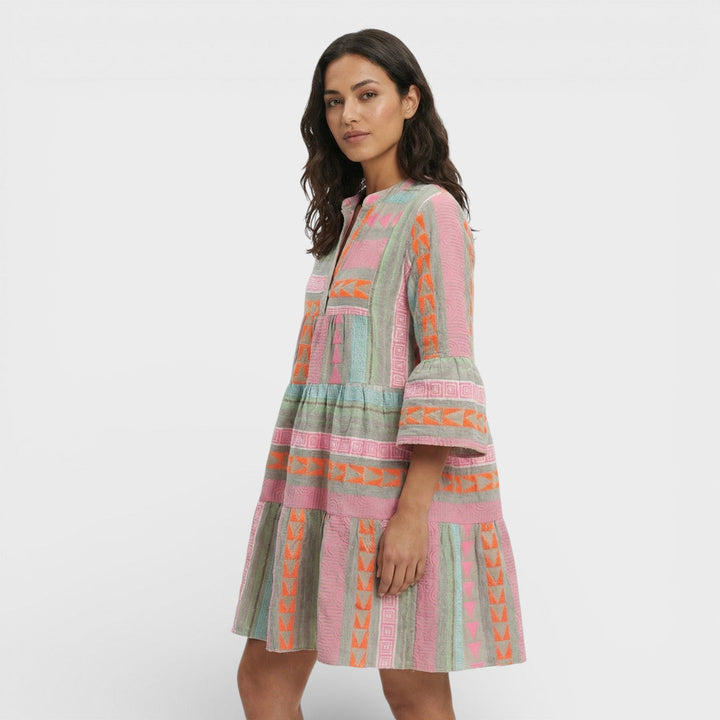 Robe Boho Femme Imprimée Fluide