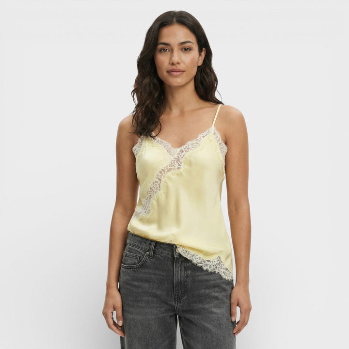 Top Lingerie Dentelle Sans Manches