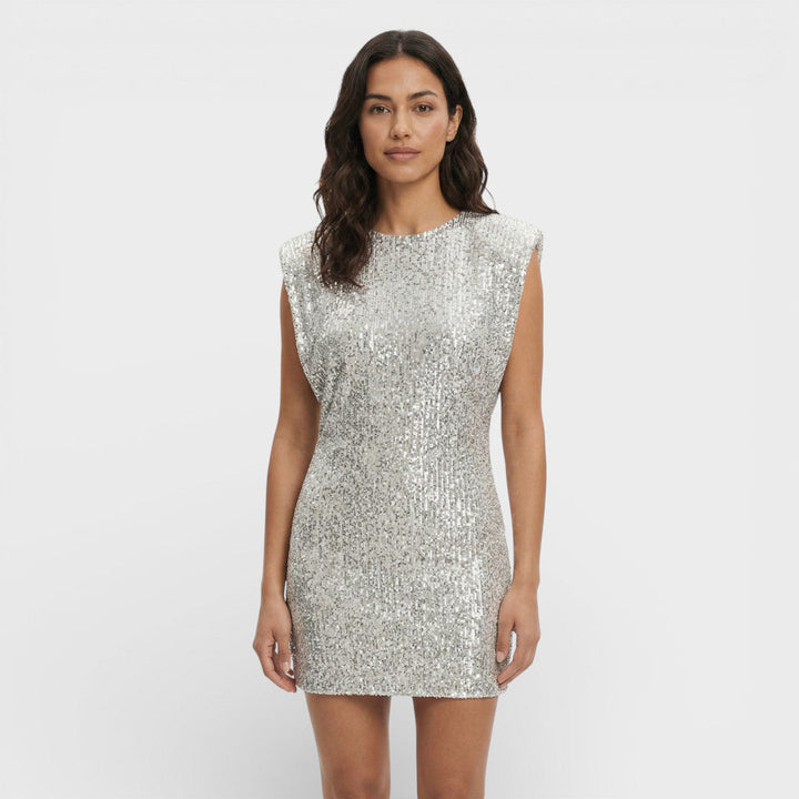 Robe Mini Paillettes Brillante Soirée