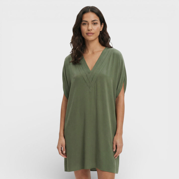 Robe Élégante Manches Ouvertes Femme