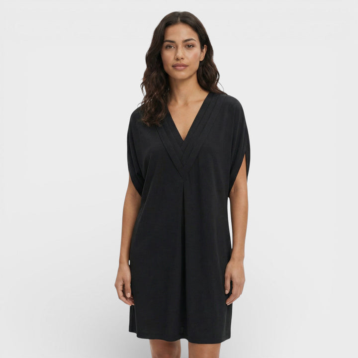 Robe Élégante Manches Ouvertes Femme