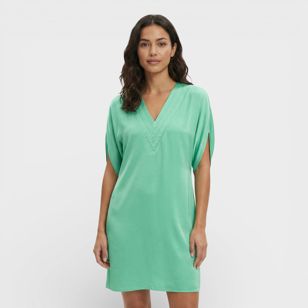 Robe Élégante Manches Ouvertes Femme