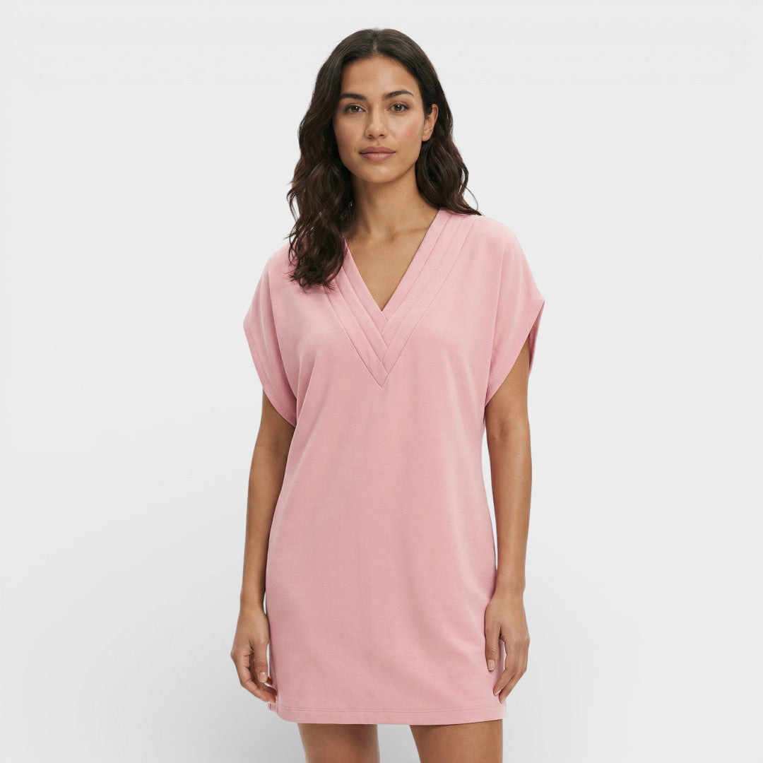Robe Élégante Manches Ouvertes Femme