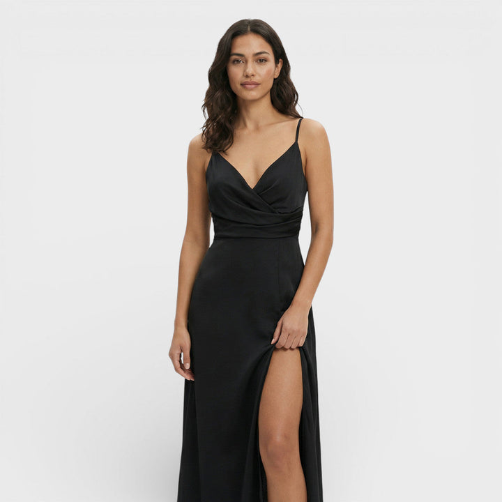 Robe Maxi Croisée Avec Fente