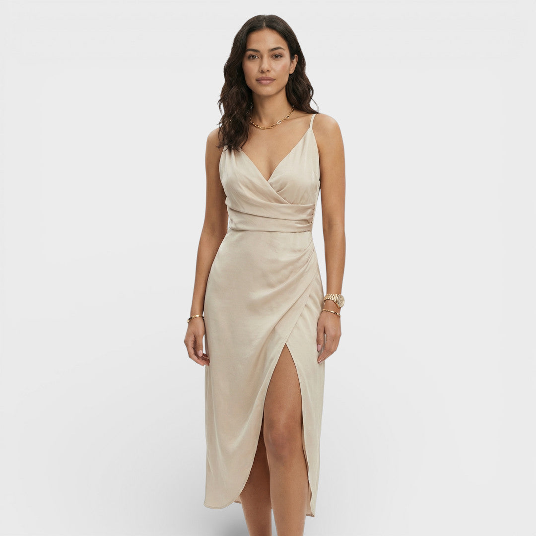 Robe Maxi Croisée Avec Fente