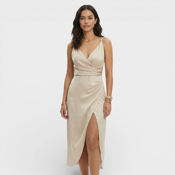 Robe Maxi Croisée Avec Fente