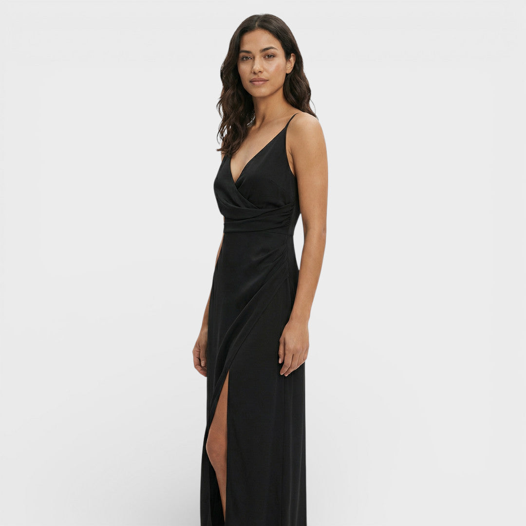 Robe Maxi Croisée Avec Fente