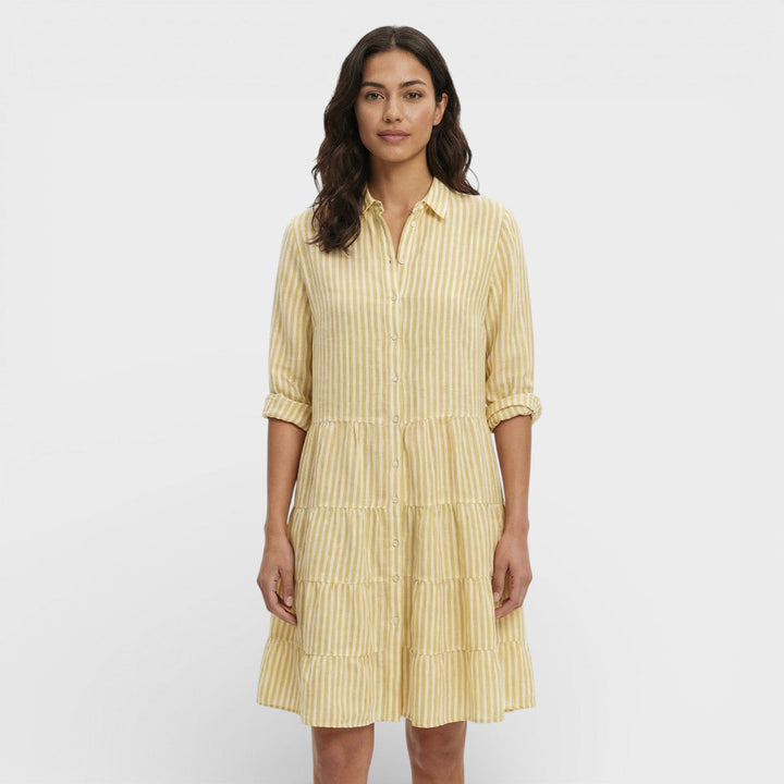 Robe Midi Rayures Femme Fluide