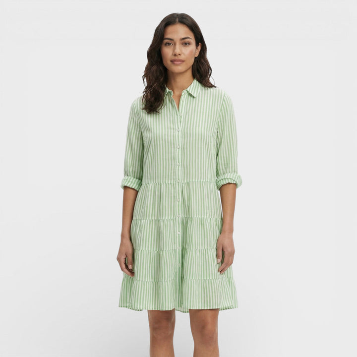 Robe Midi Rayures Femme Fluide