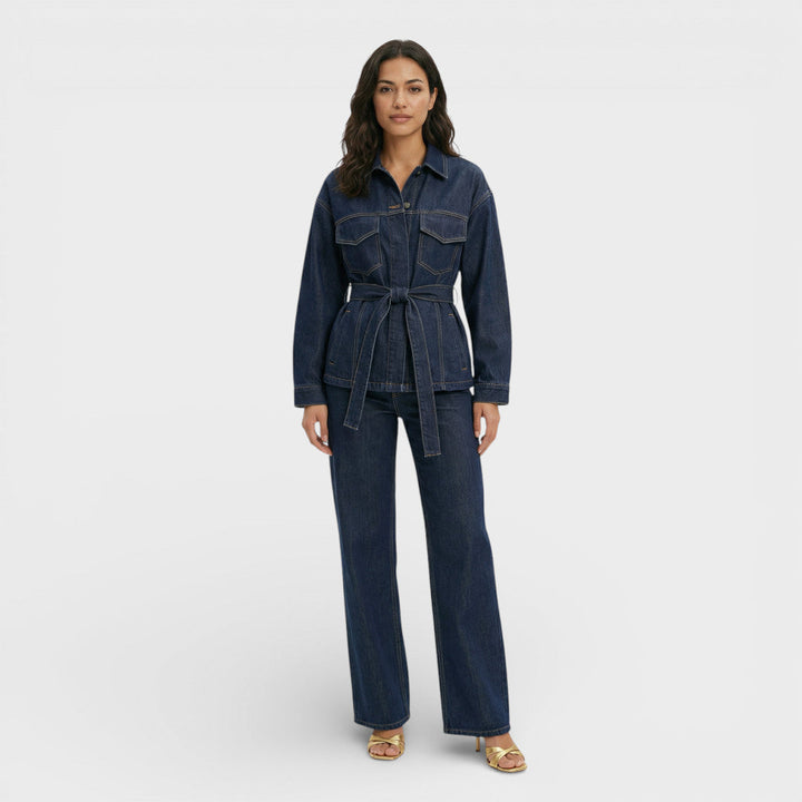 Ensemble Deux Pièces Denim Femme