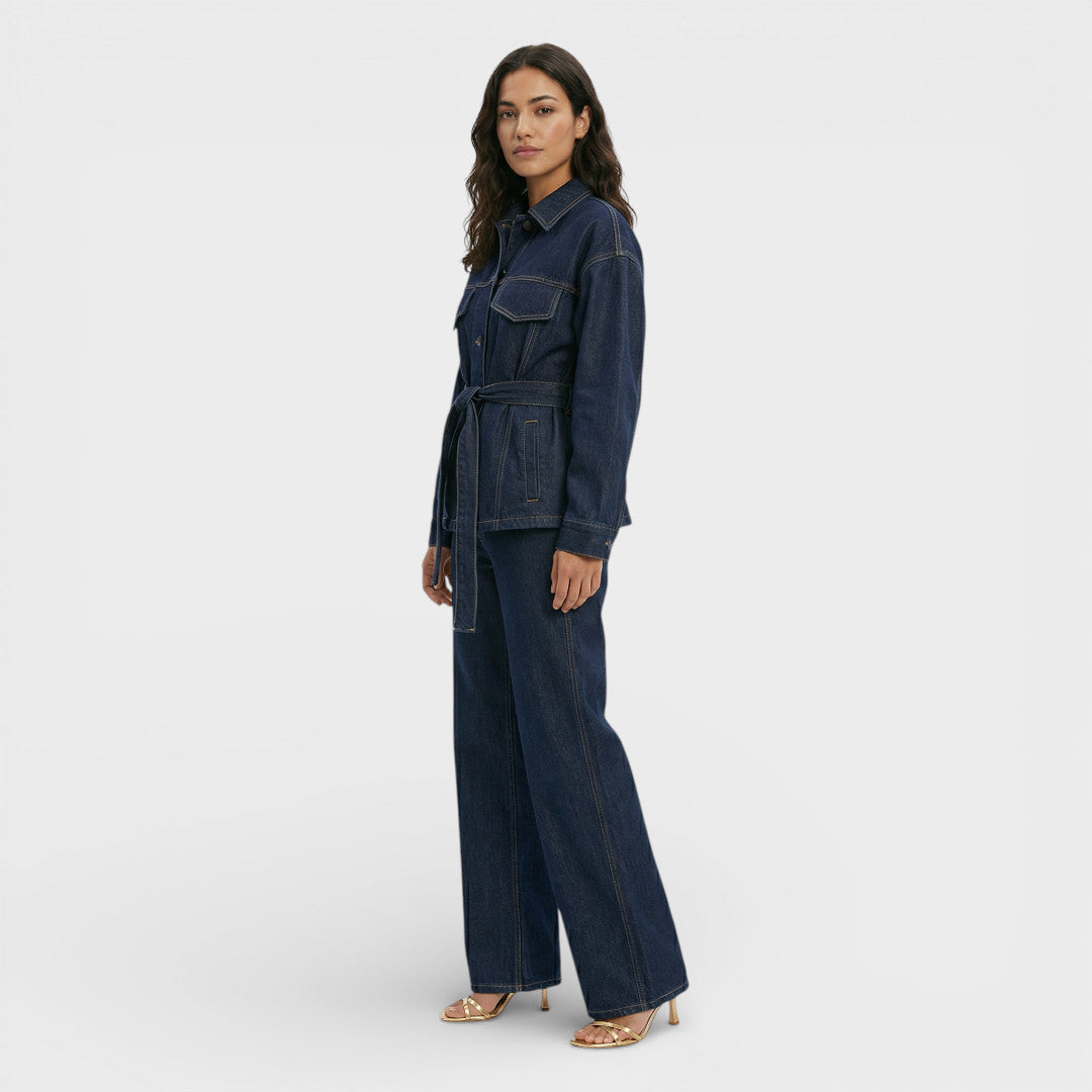 Ensemble Deux Pièces Denim Femme