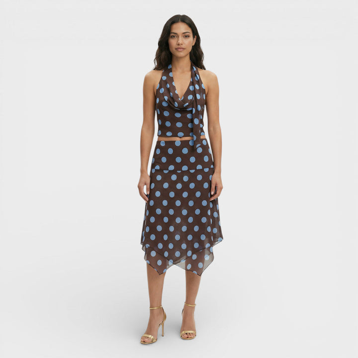 Ensemble Deux Pièces Pois Voile Femme