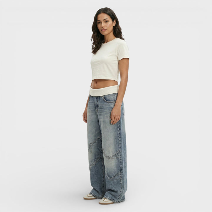 Jean Baggy Wide Leg Femme